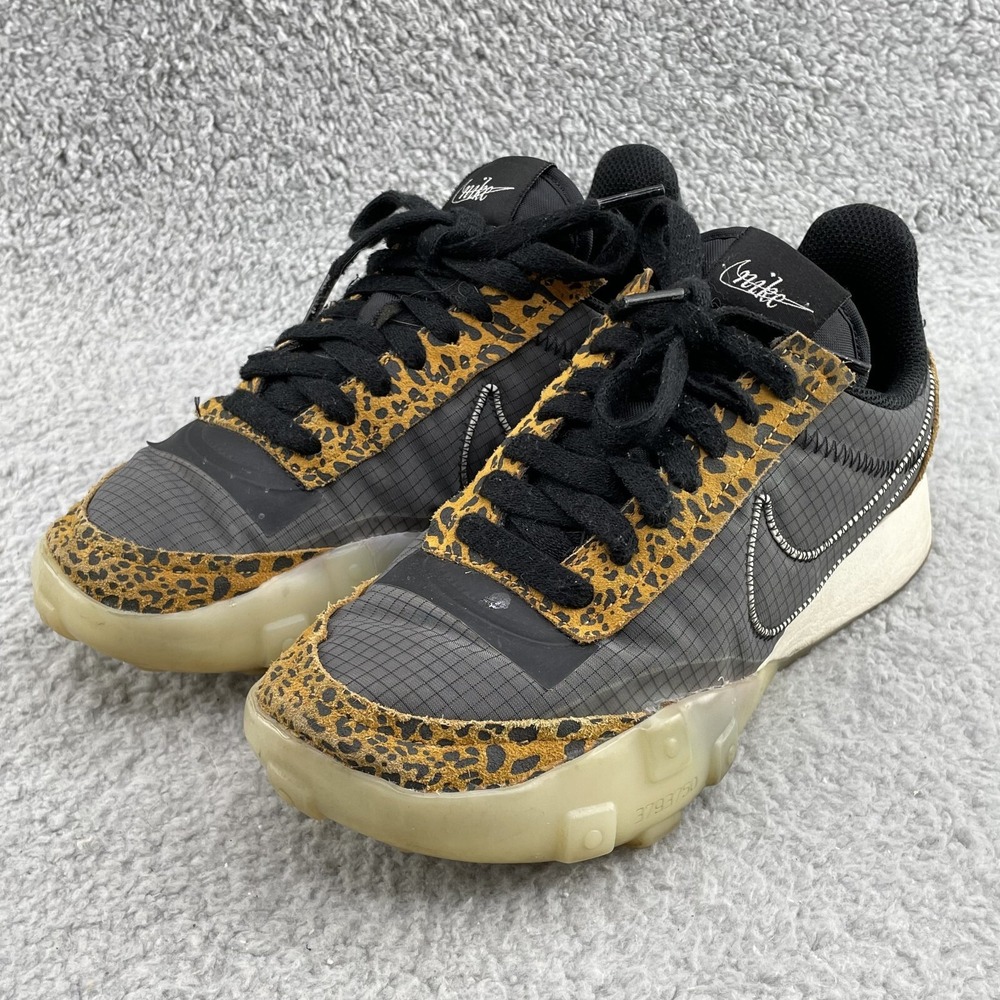Nike Waffle Racer 2X Shoe Women 7.5 Leopard Streetwear Athleisure Maximalist 90s - Picture 3 of 11